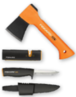 set sekera<br /> a nůž Fiskars
